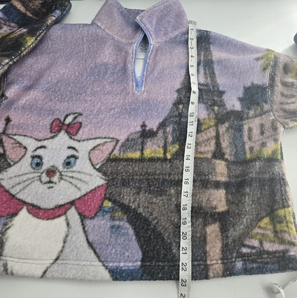Disney Store Marie Fleece Sweater Pullover Aristocats Cat Women's Size large - Picture 10 of 11